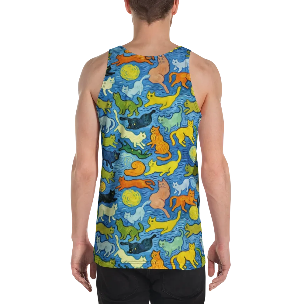 Whisker Waves on Men's Tank Top — Back
