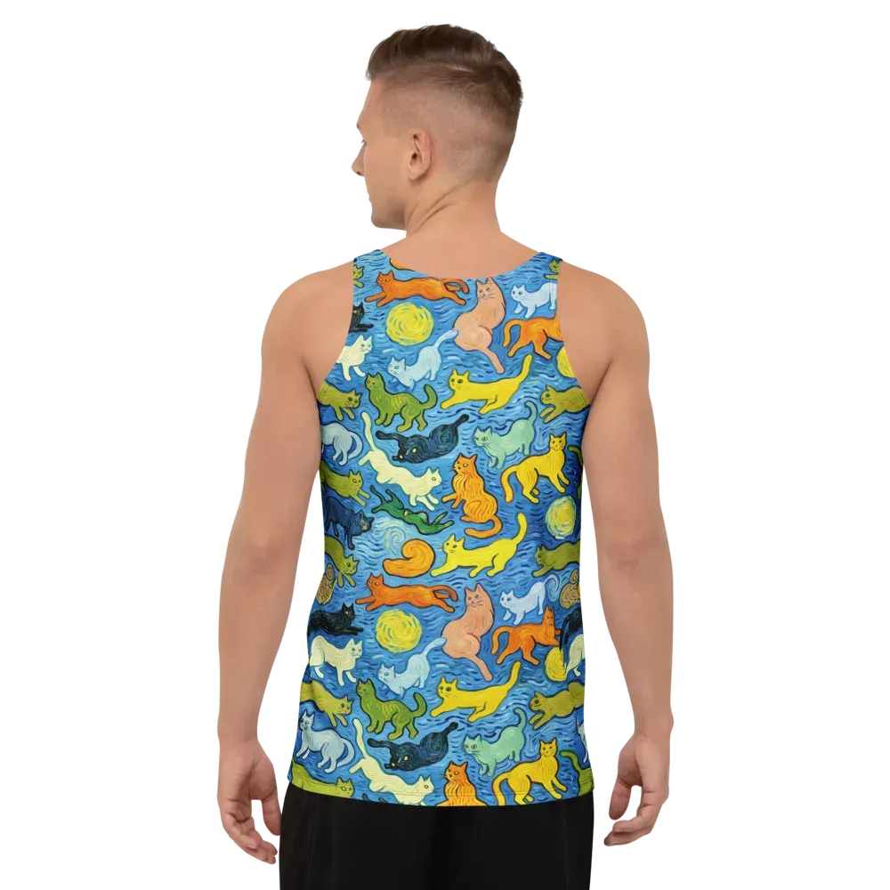 Whisker Waves on Men's Tank Top — Back