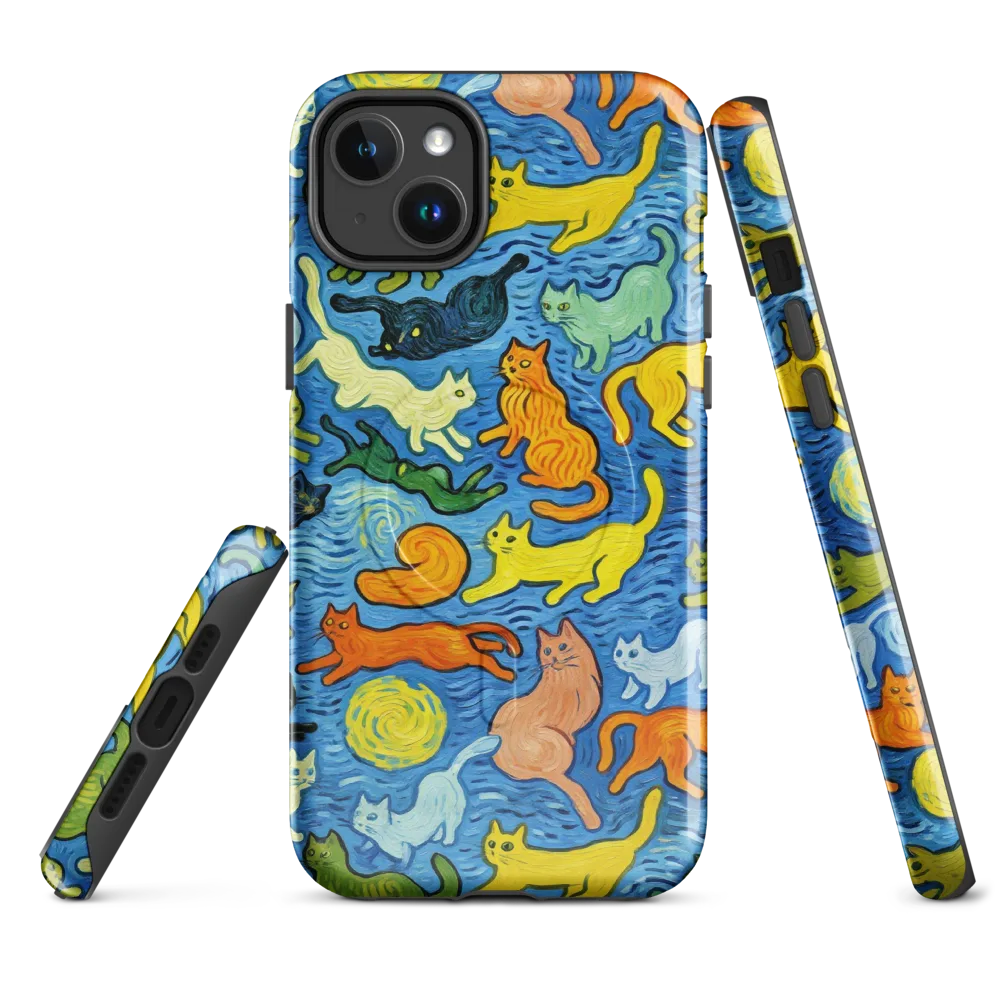 Whisker Waves on MagSafe Tough Case for iPhone® — Front