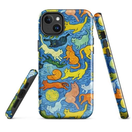 Whisker Waves on a MagSafe Tough Case for iPhone®