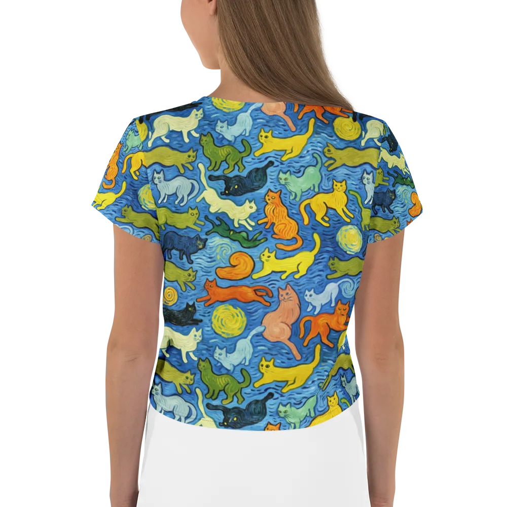 Whisker Waves on Crop Tee — Back