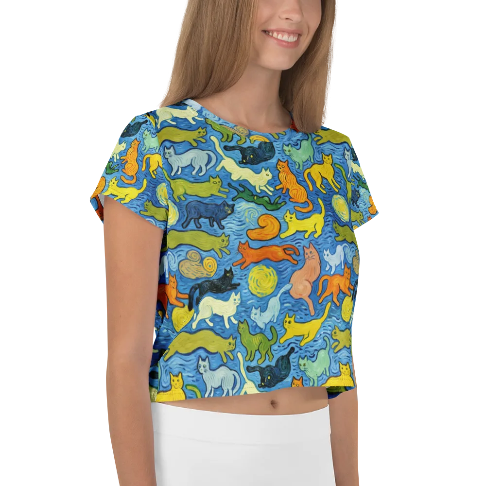 Whisker Waves on Crop Tee — Right