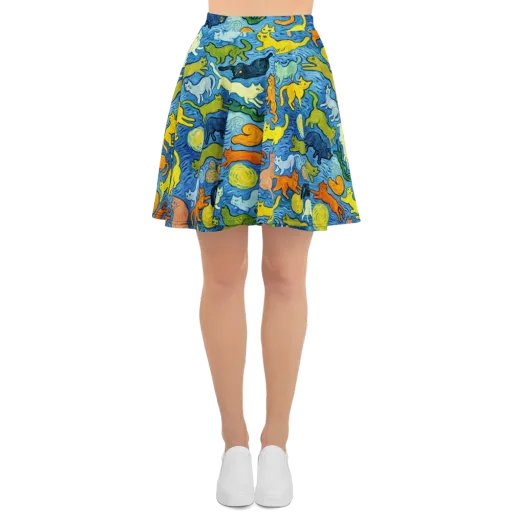 Whisker Waves on a Skater Skirt