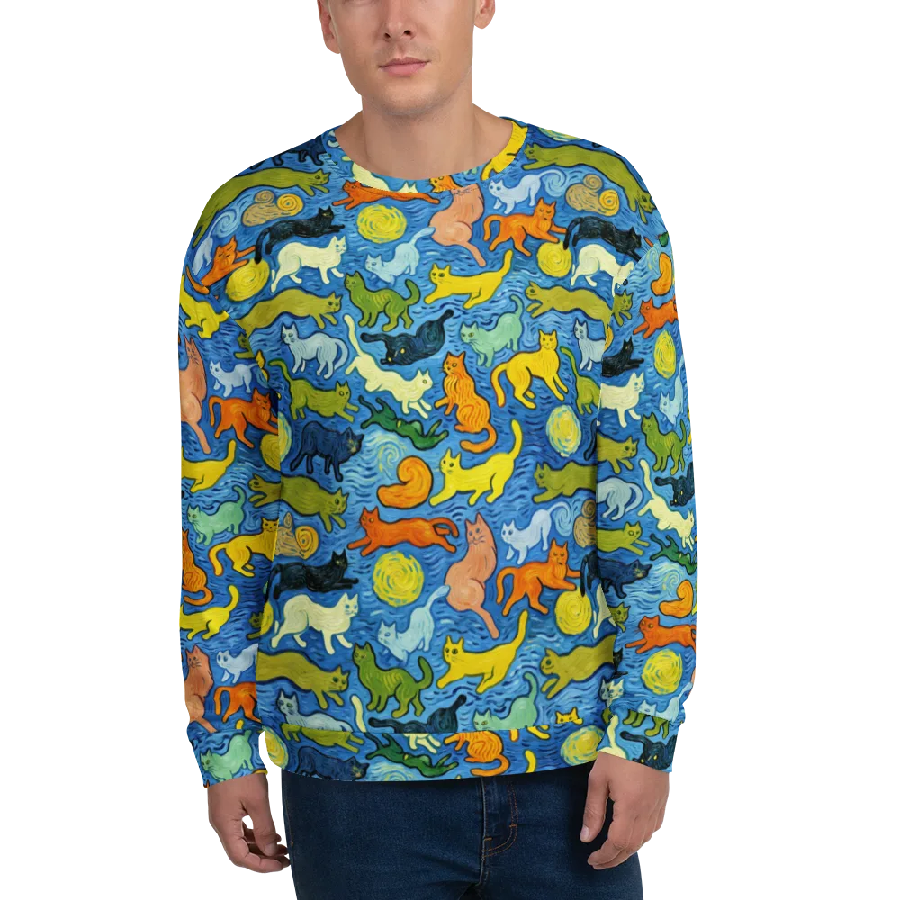 Whisker Waves on Sweatshirt — Front