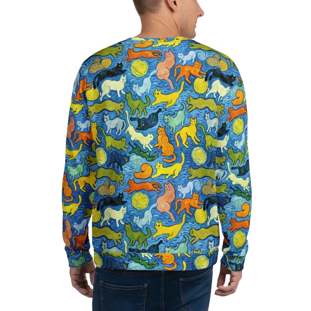Whisker Waves on Sweatshirt — Back