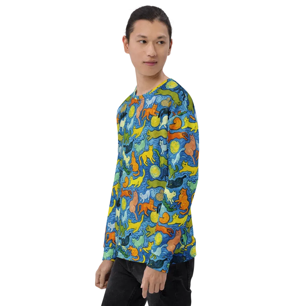 Whisker Waves on Sweatshirt — Left Front