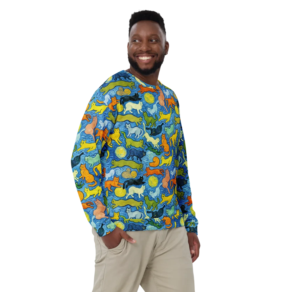 Whisker Waves on Sweatshirt — Front