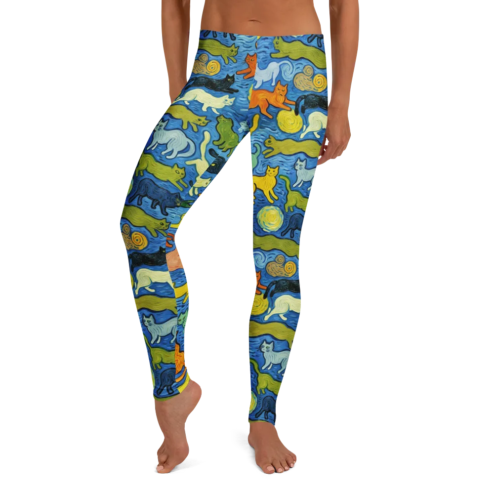 Whisker Waves on Leggings — Front
