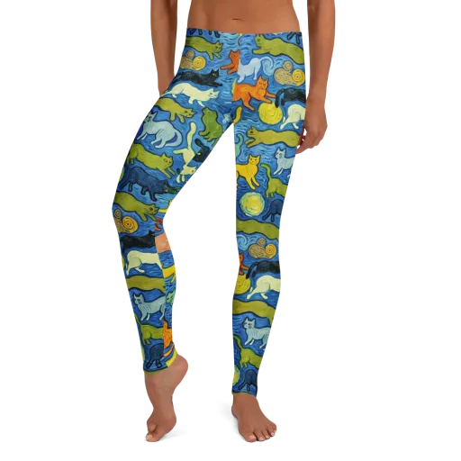 Whisker Waves on a Leggings