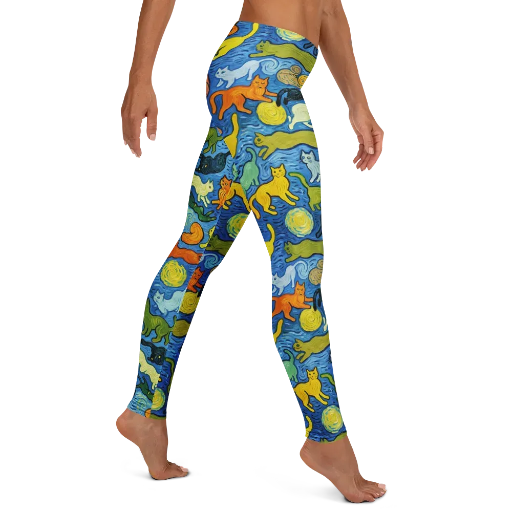 Whisker Waves on Leggings — Right