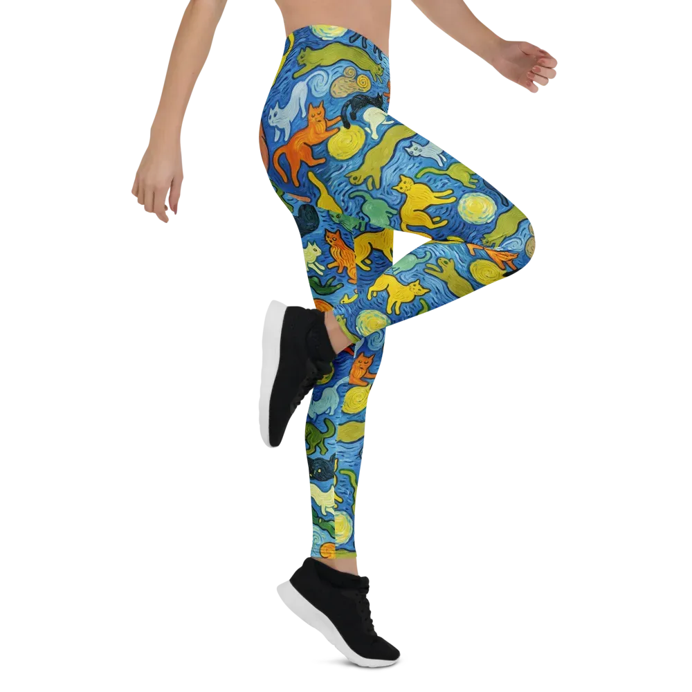 Whisker Waves on Leggings — Right