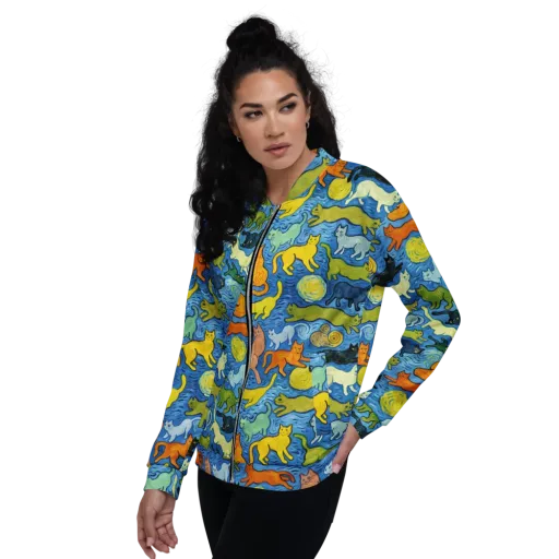 Whisker Waves on a Bomber Jacket