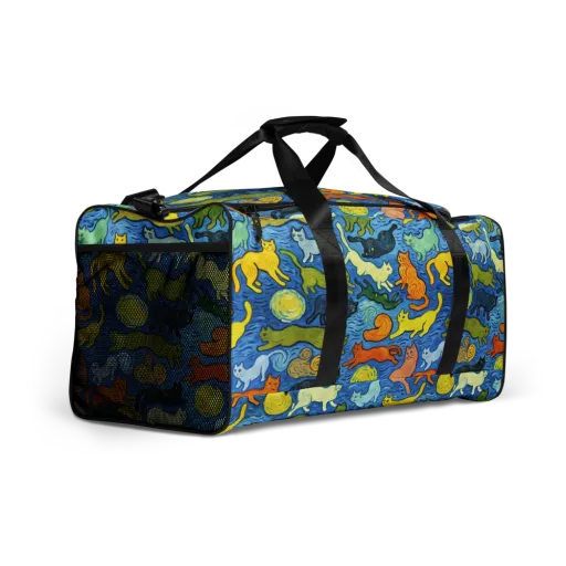 Whisker Waves on a Duffle Bag