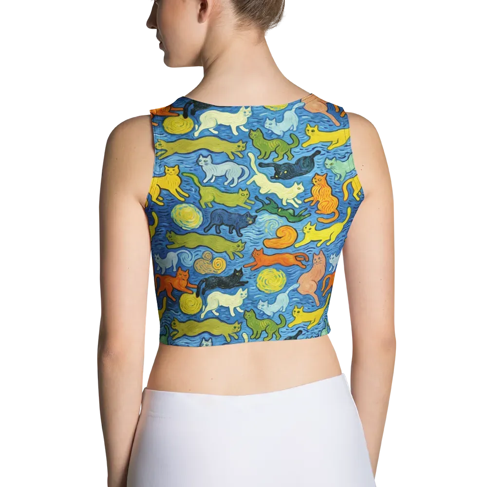 Whisker Waves on Crop Top — Back