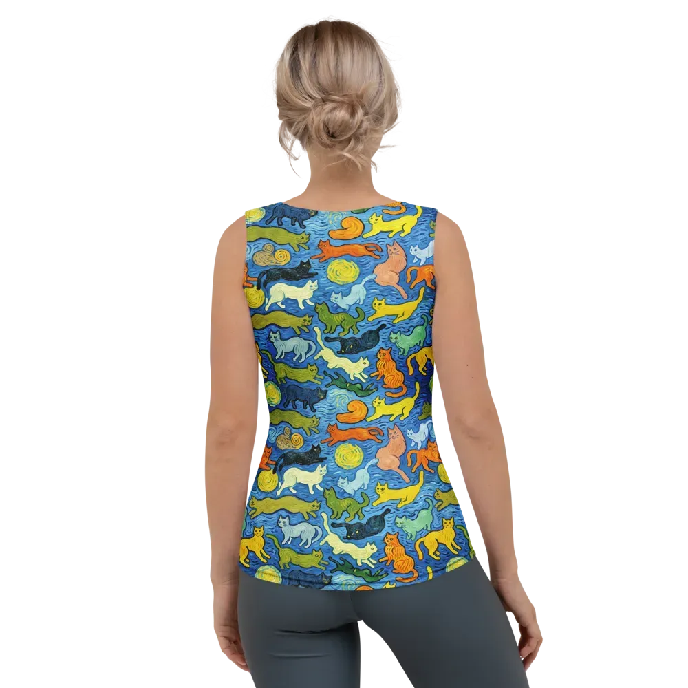 Whisker Waves on Women's Tank Top — Back