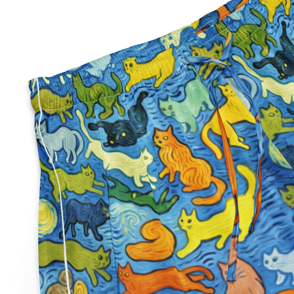 Whisker Waves on Women's Pajama Shorts — Product details