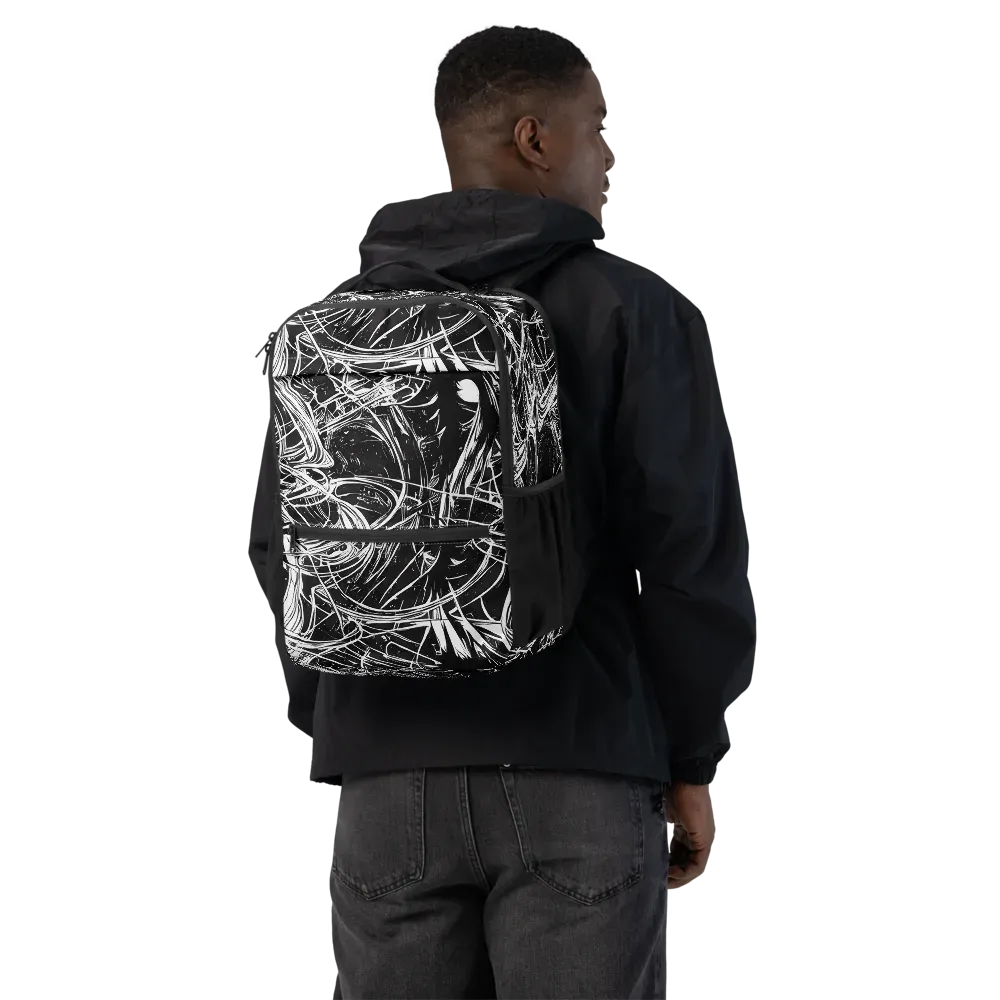 Noir Current on Utility Backpack — Back