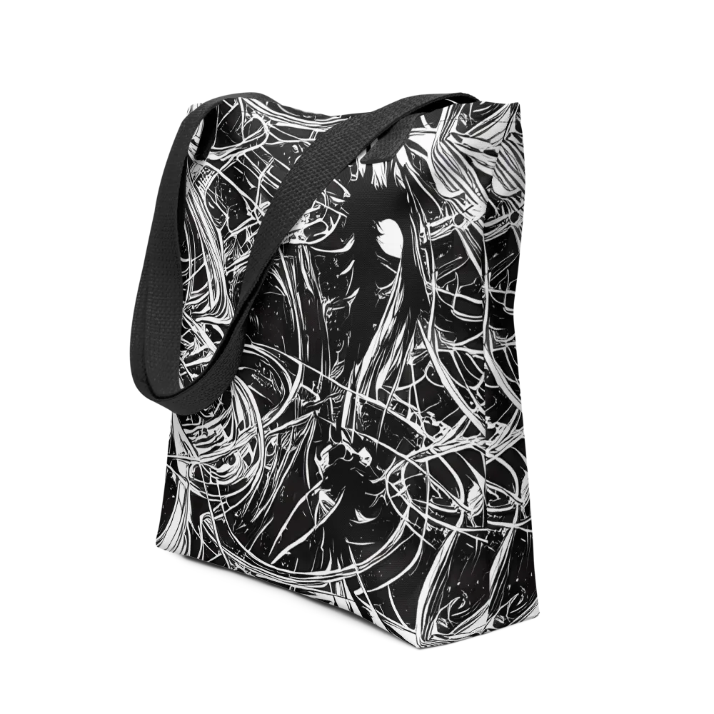 Noir Current on Tote Bag — Front