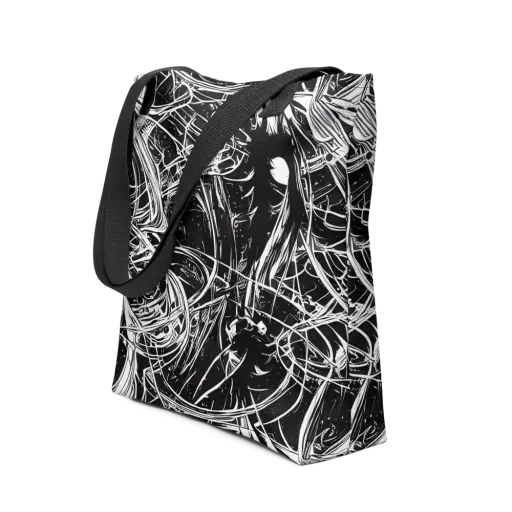 Noir Current on a Tote Bag