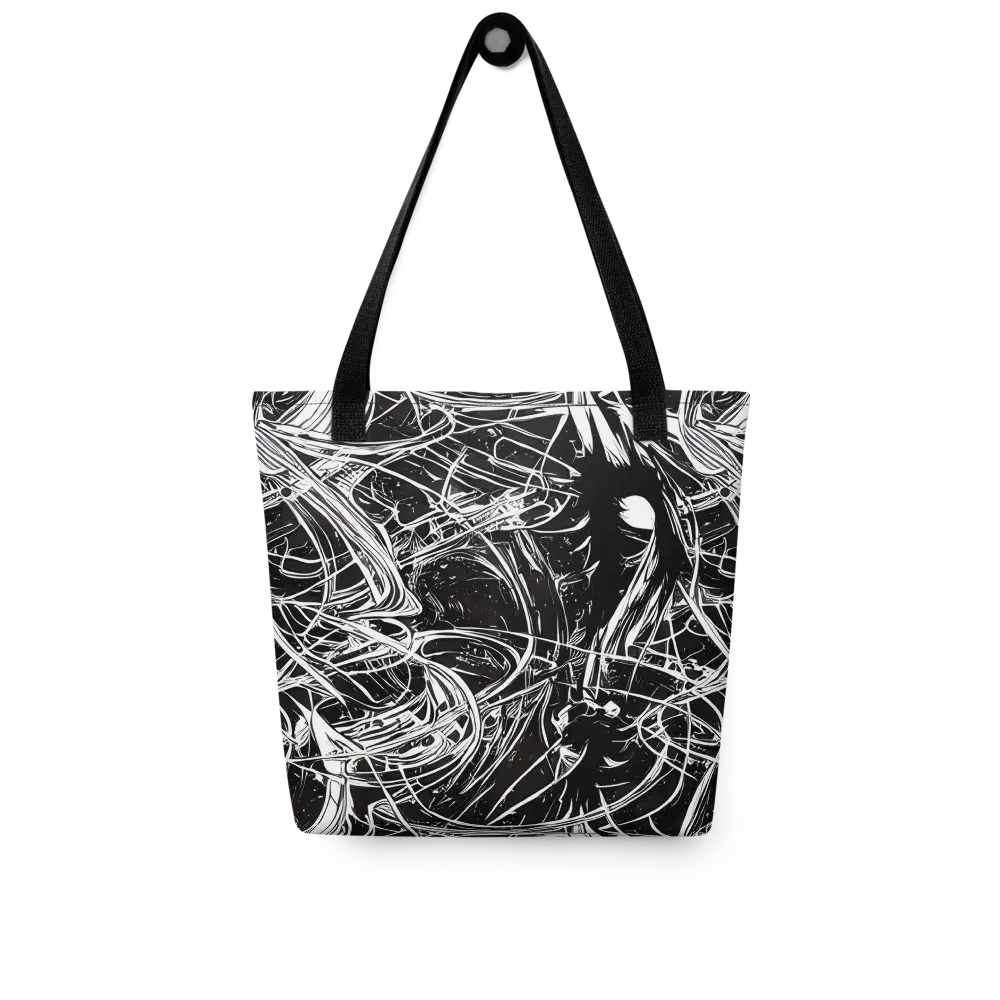 Noir Current on Tote Bag — Front