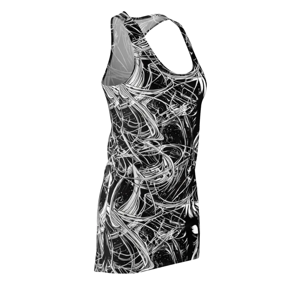 Noir Current on Racerback Dress — Front Side