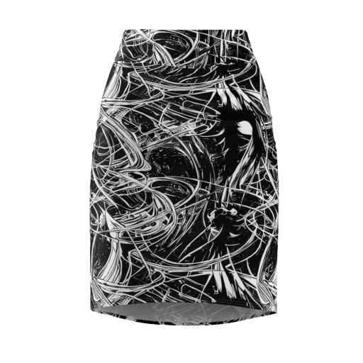 Noir Current on a Pencil Skirt