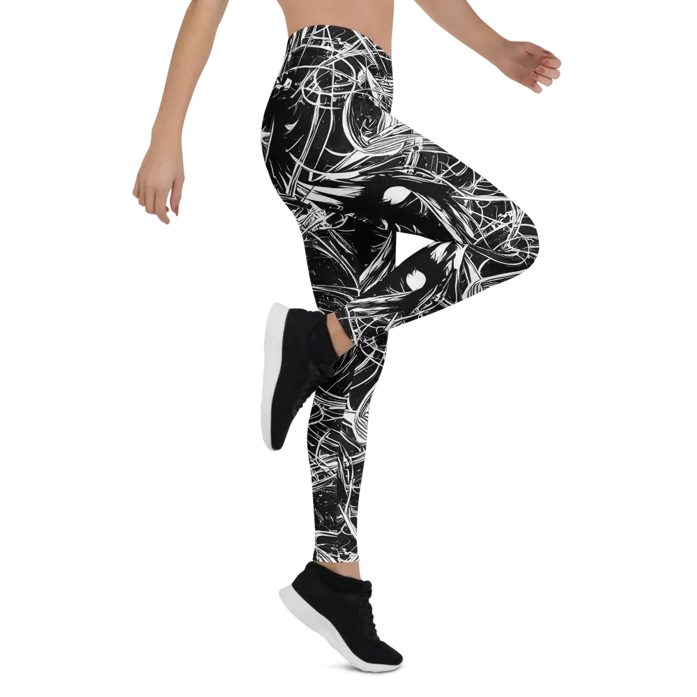 Noir Current on Leggings — Right