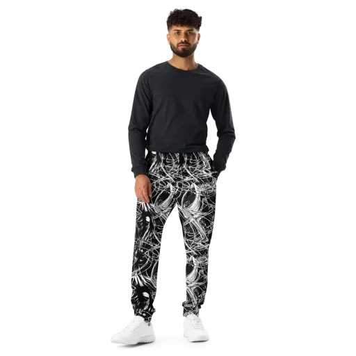 Noir Current on a Men's Joggers