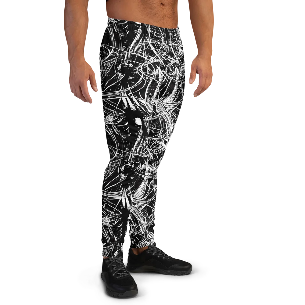 Noir Current on Men's Joggers — Right