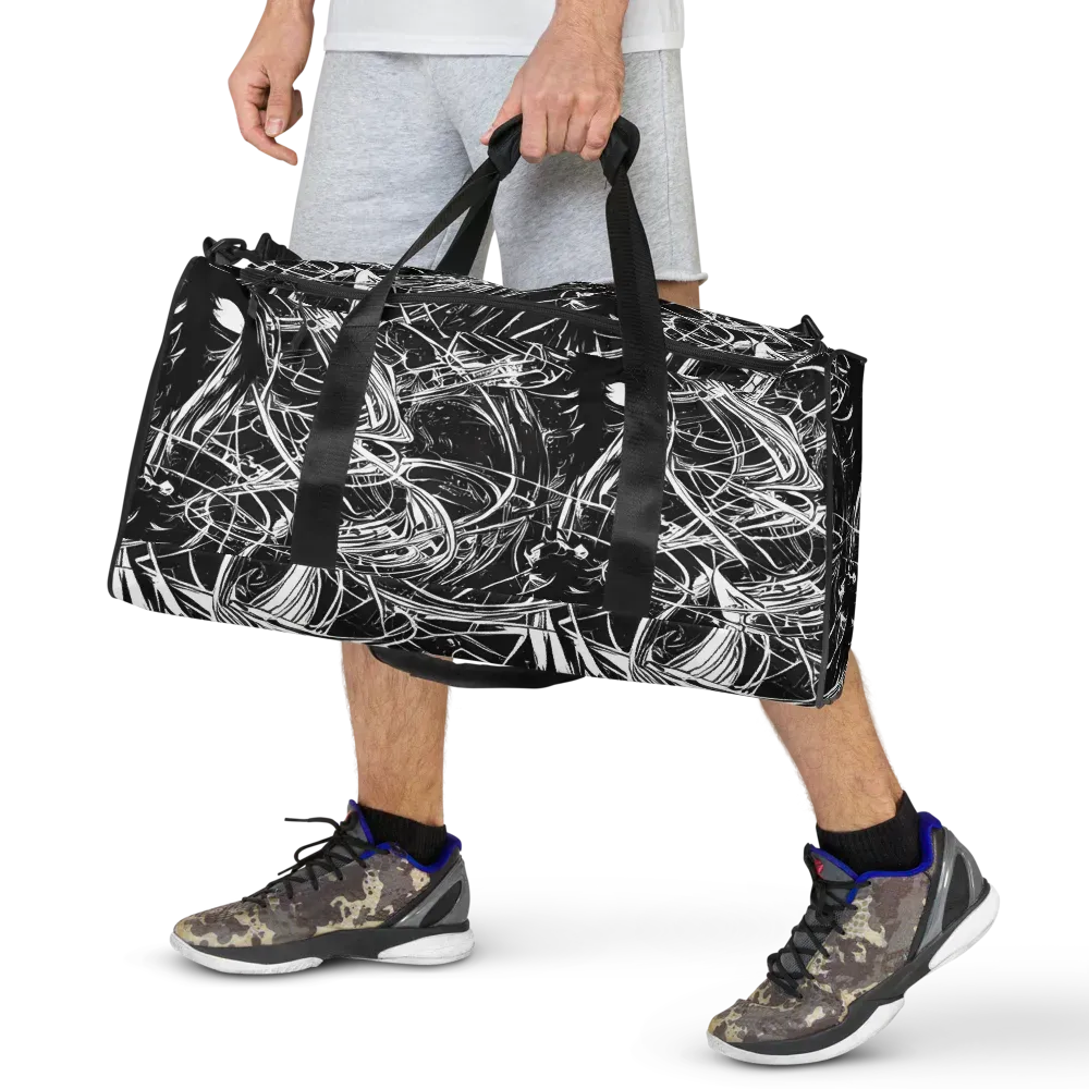 Noir Current on Duffle Bag — Front