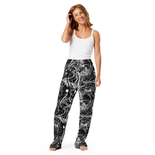Noir Current on a Women's Pajama Pants