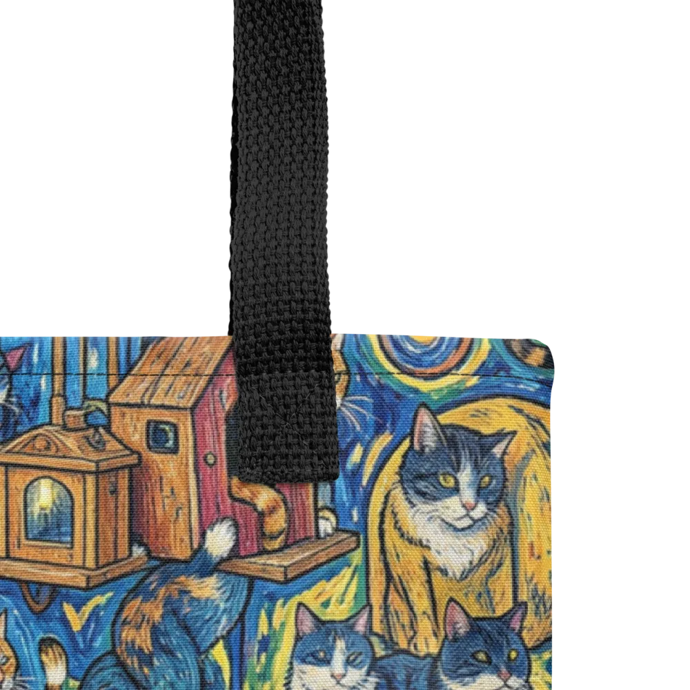 Midnight Meow on Tote Bag — Product details