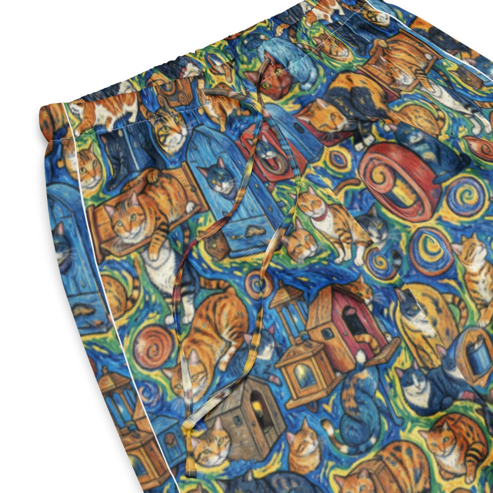Midnight Meow on Women's Pajama Pants — Product details