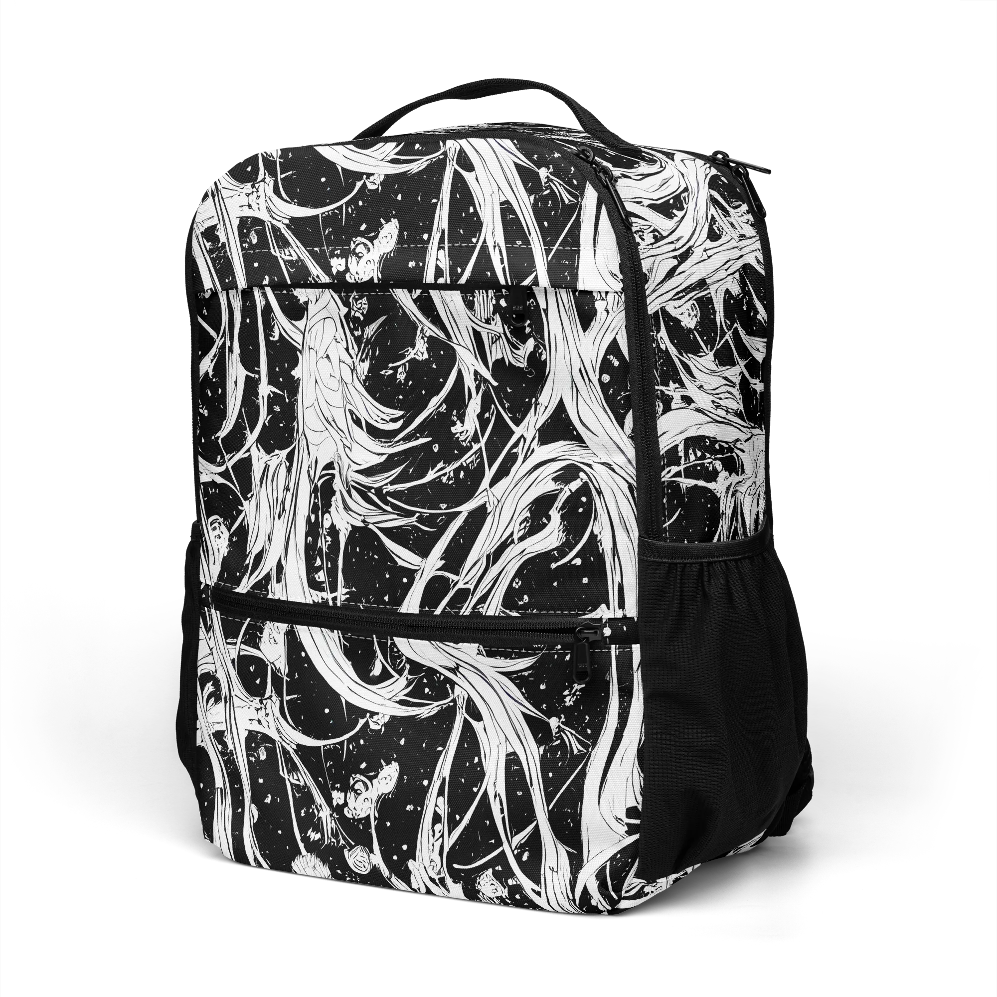 Nocturne Vines on Utility Backpack — Left Front
