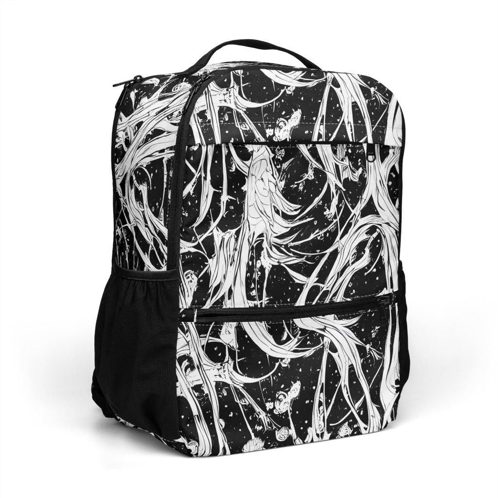 Nocturne Vines on Utility Backpack — Right Front