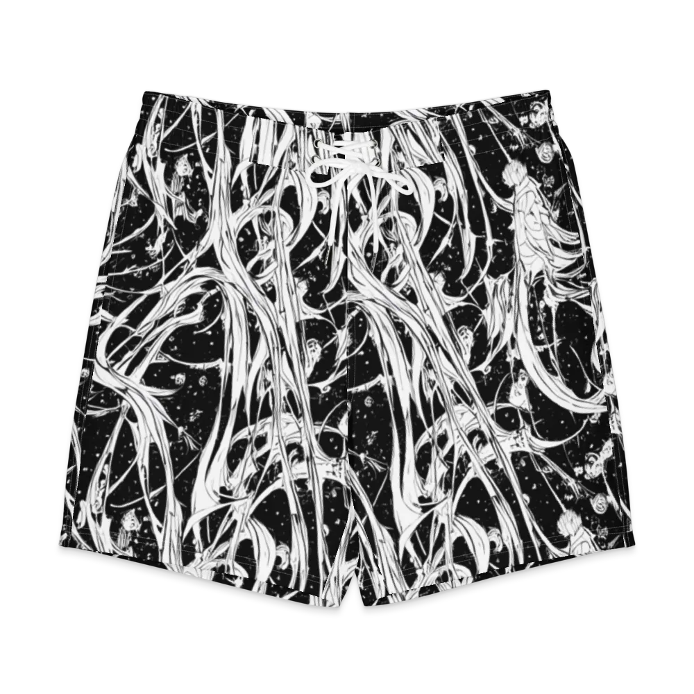 Nocturne Vines on Men's Board Shorts — Front