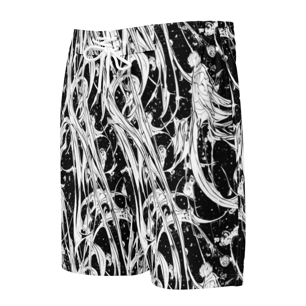 Nocturne Vines on Men's Board Shorts — Front