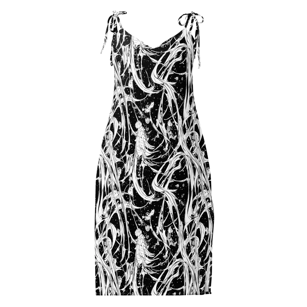 Nocturne Vines on Slip Dress — Front