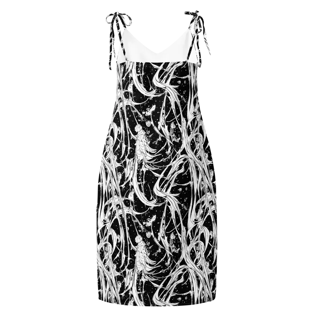 Nocturne Vines on Slip Dress — Back