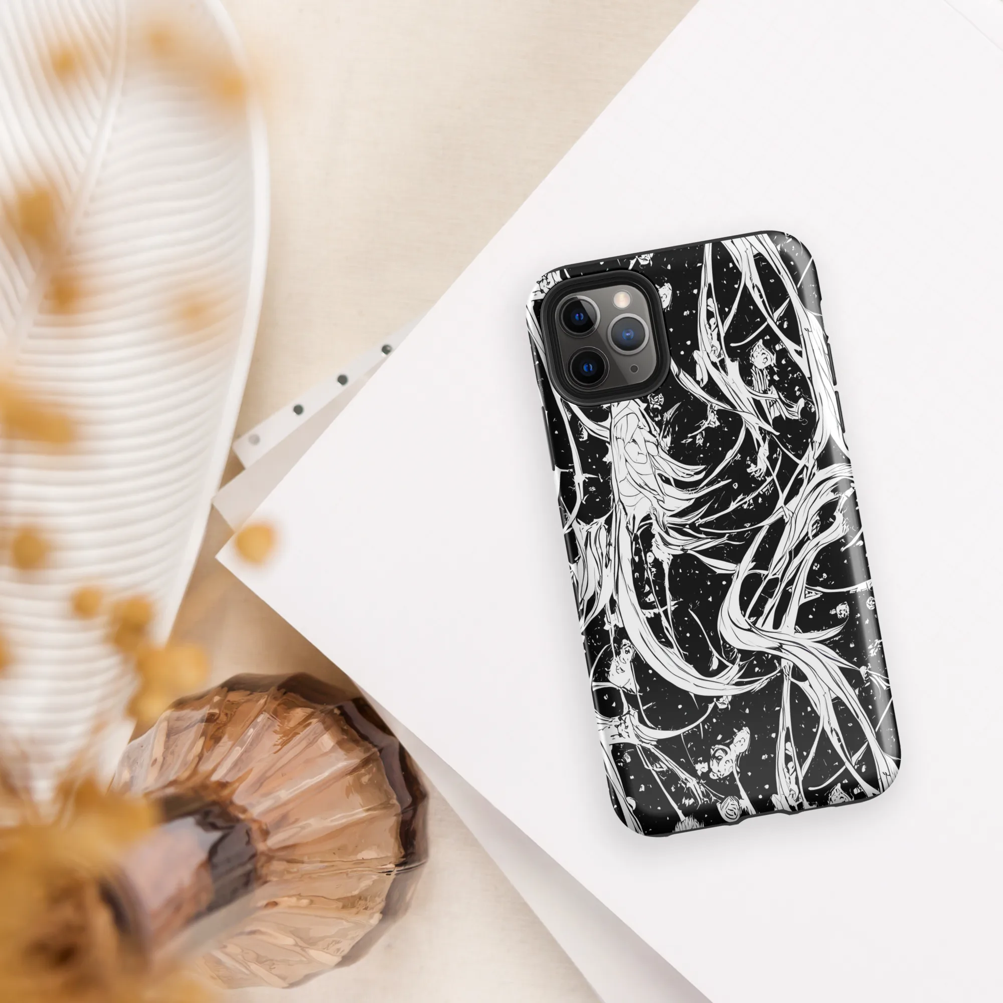 Nocturne Vines on Tough Case for iPhone® — Front