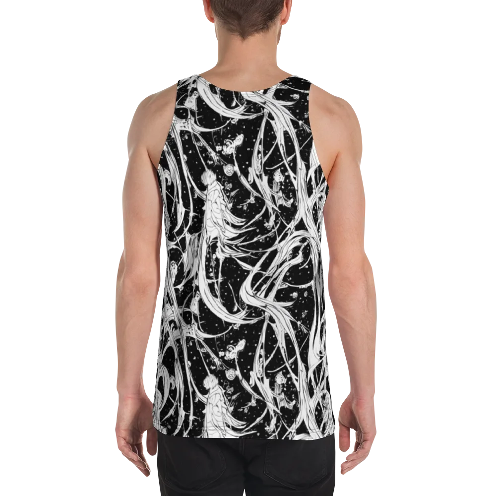 Nocturne Vines on Men's Tank Top — Back