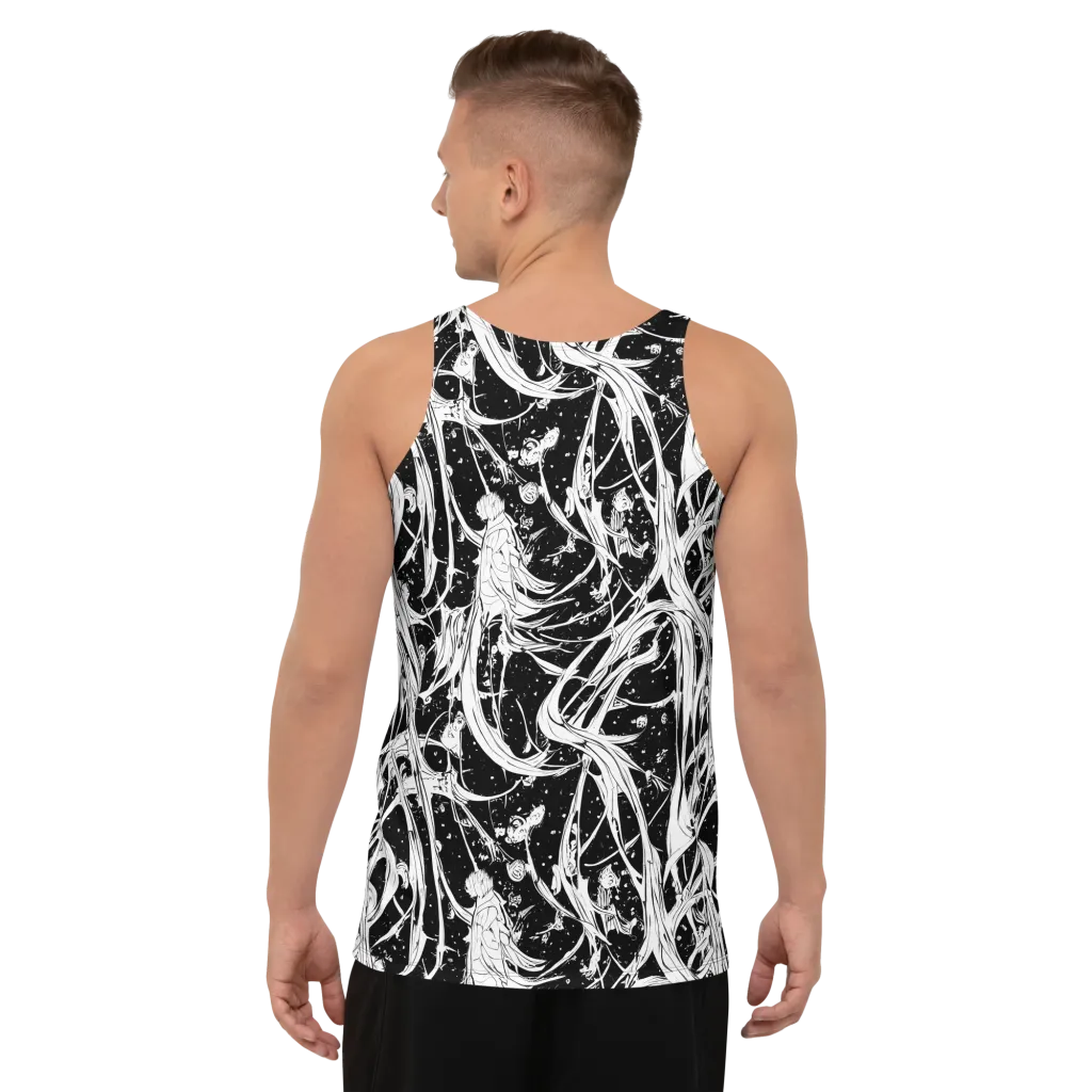 Nocturne Vines on Men's Tank Top — Back