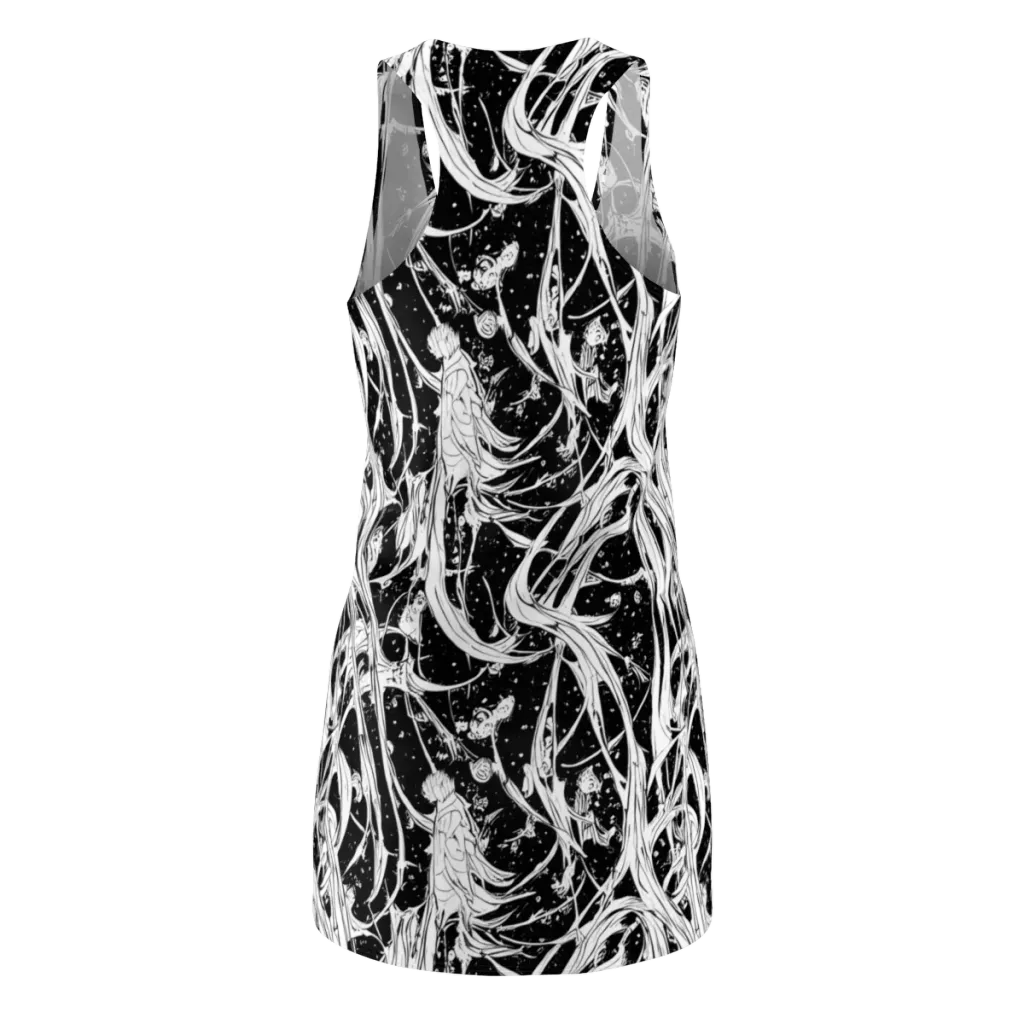 Nocturne Vines on Racerback Dress — Back