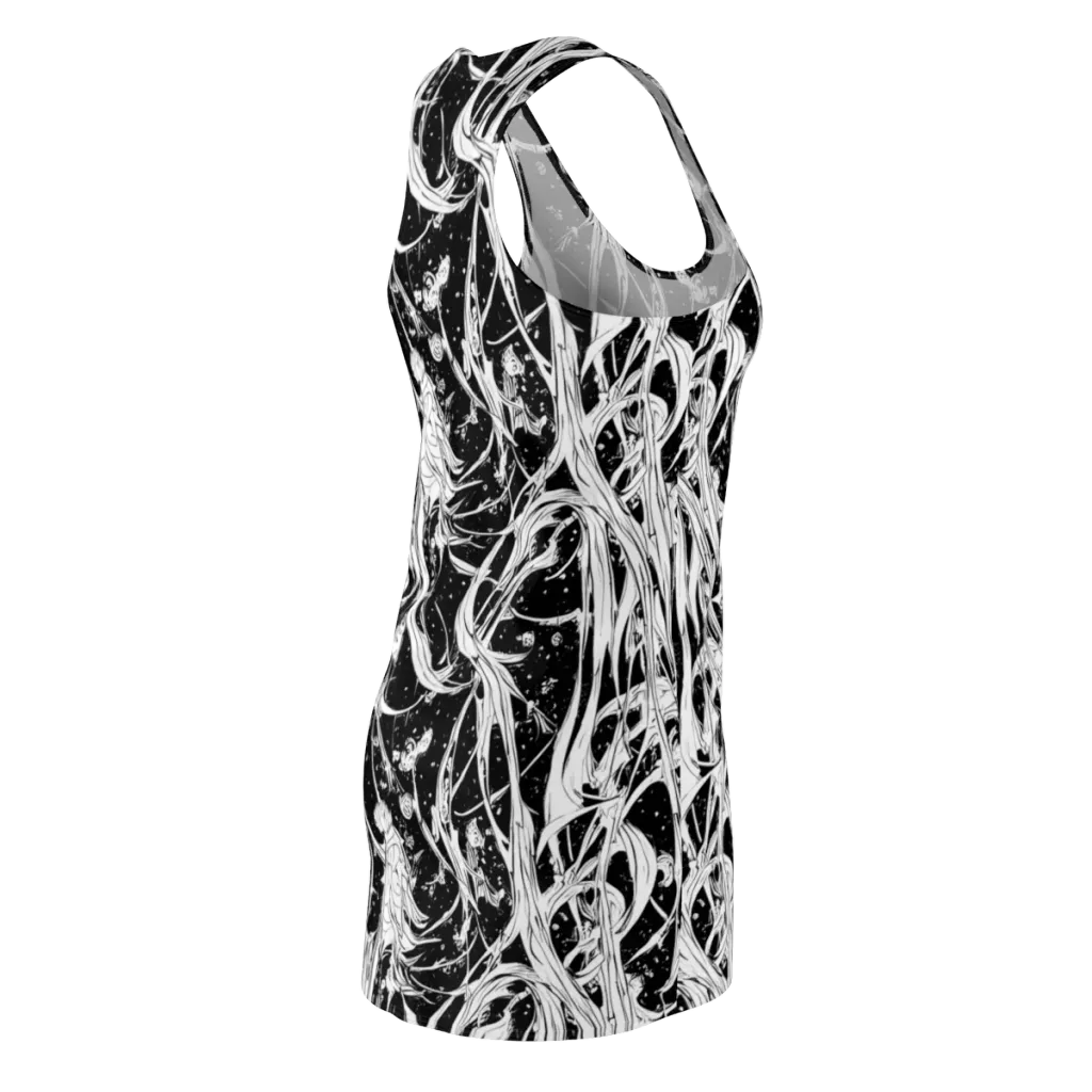 Nocturne Vines on Racerback Dress — Back Side