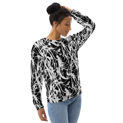 Nocturne Vines on a Sweatshirt
