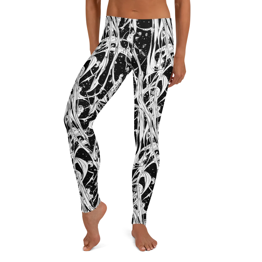 Nocturne Vines on Leggings — Front