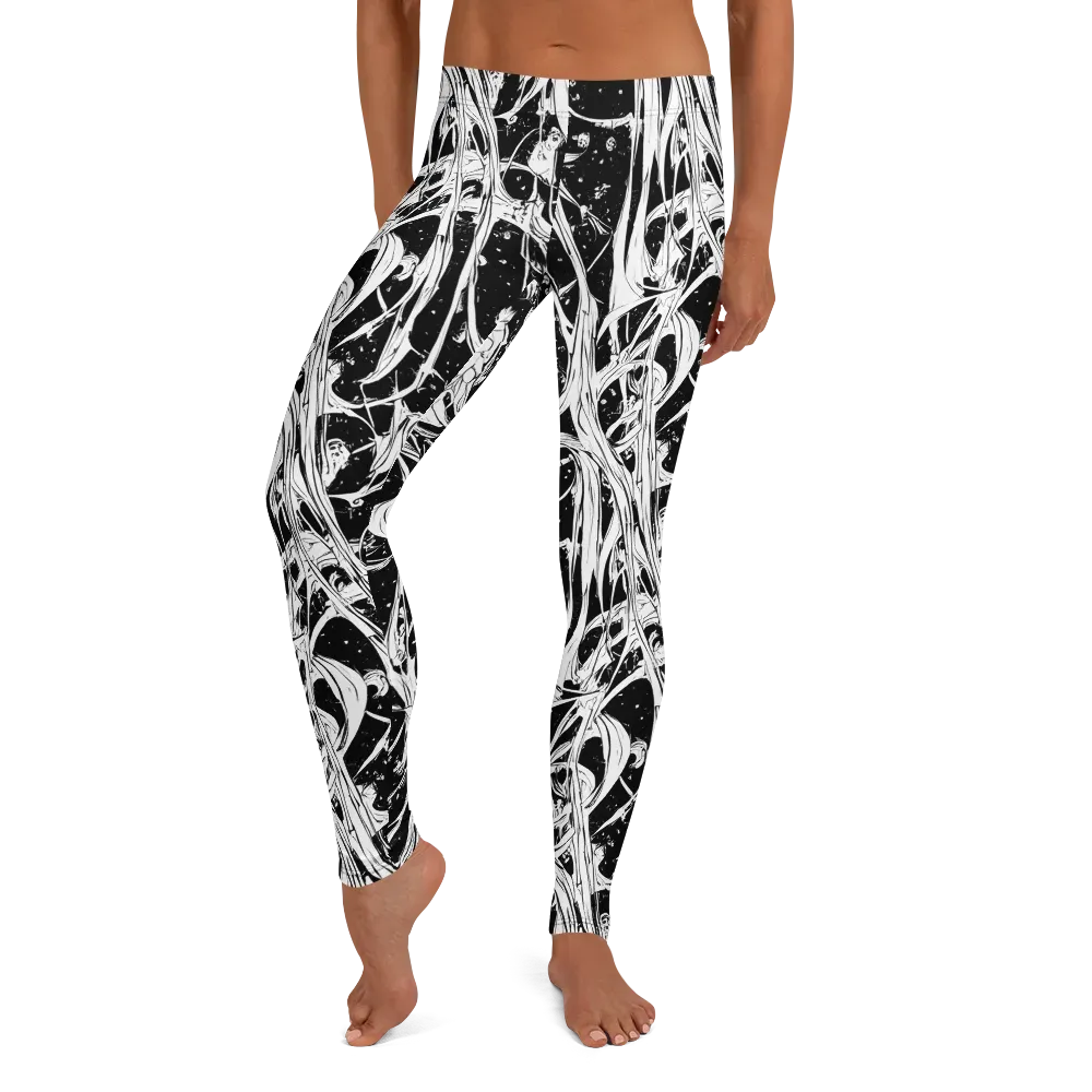 Nocturne Vines on Leggings — Front