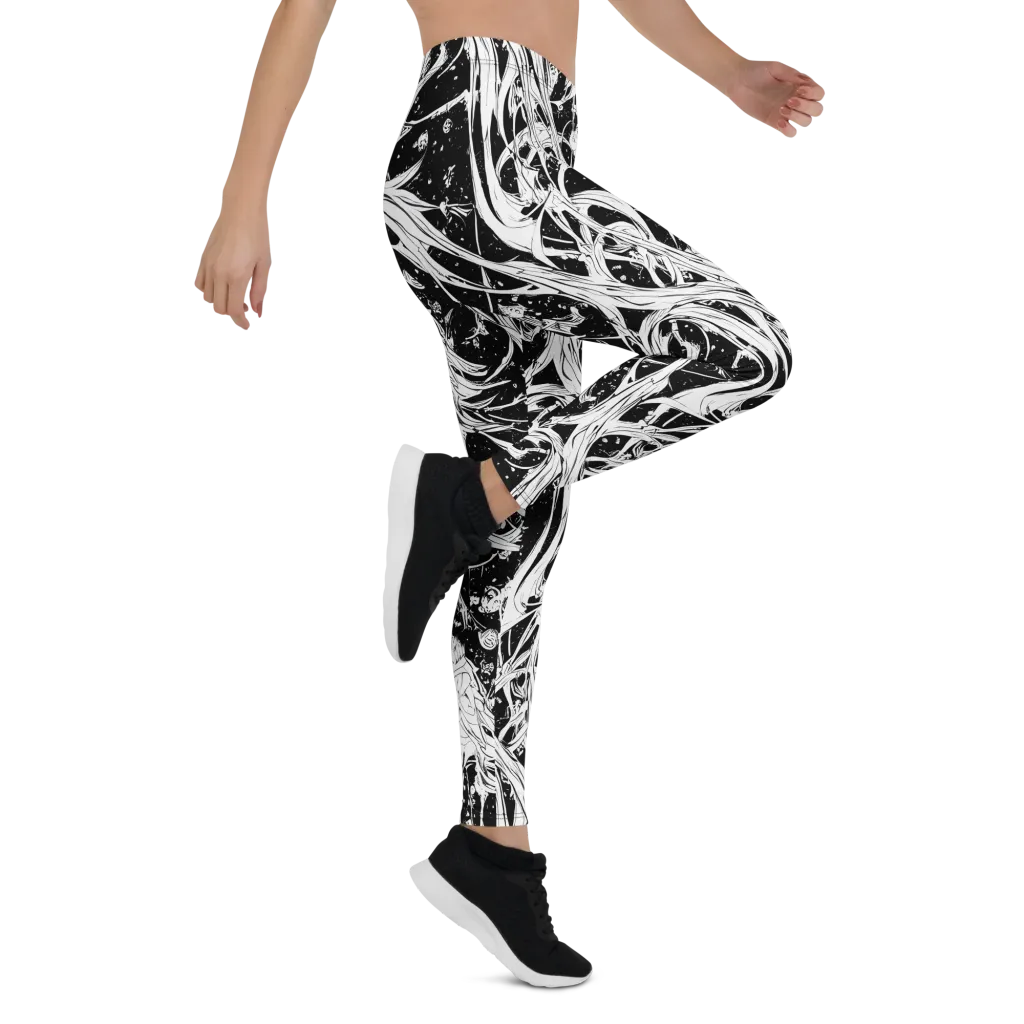 Nocturne Vines on Leggings — Right