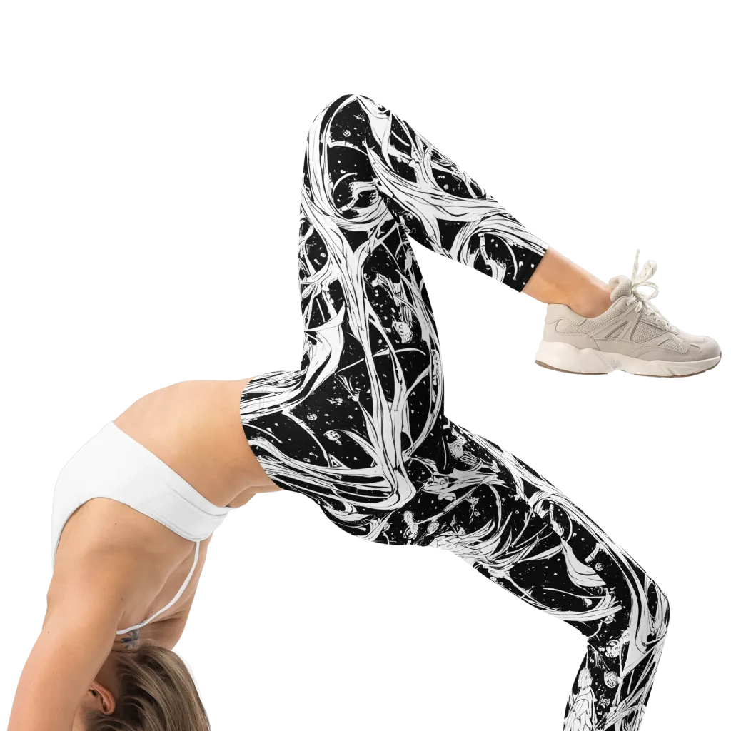 Nocturne Vines on Leggings — Right