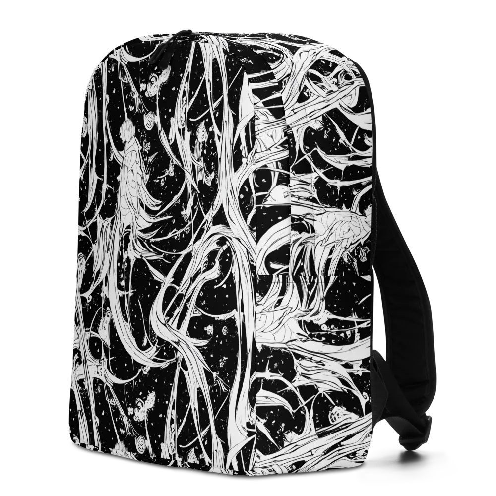 Nocturne Vines on Minimalist Backpack — Left